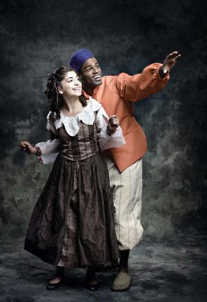 Sirena Abalian stars as Sara Crewe and Jared Dixon as Pasko in Fiddlehead Theatre Company’s production of “A Little Princess” at the Strand Theatre, Nov. 21-Dec. 8.